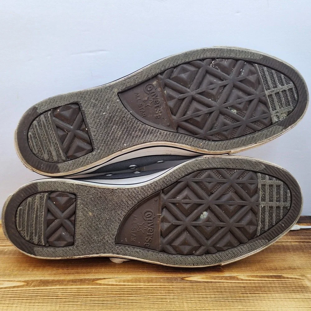Converse All Star Grey Women's Shoes Sneakers Sz‎ 7 Baby Blue